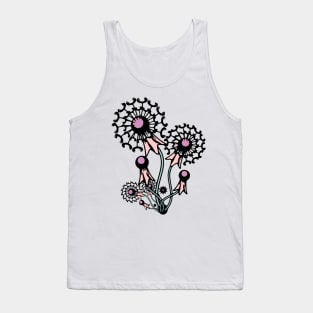 Dandelion Flower Vintage Design Tank Top